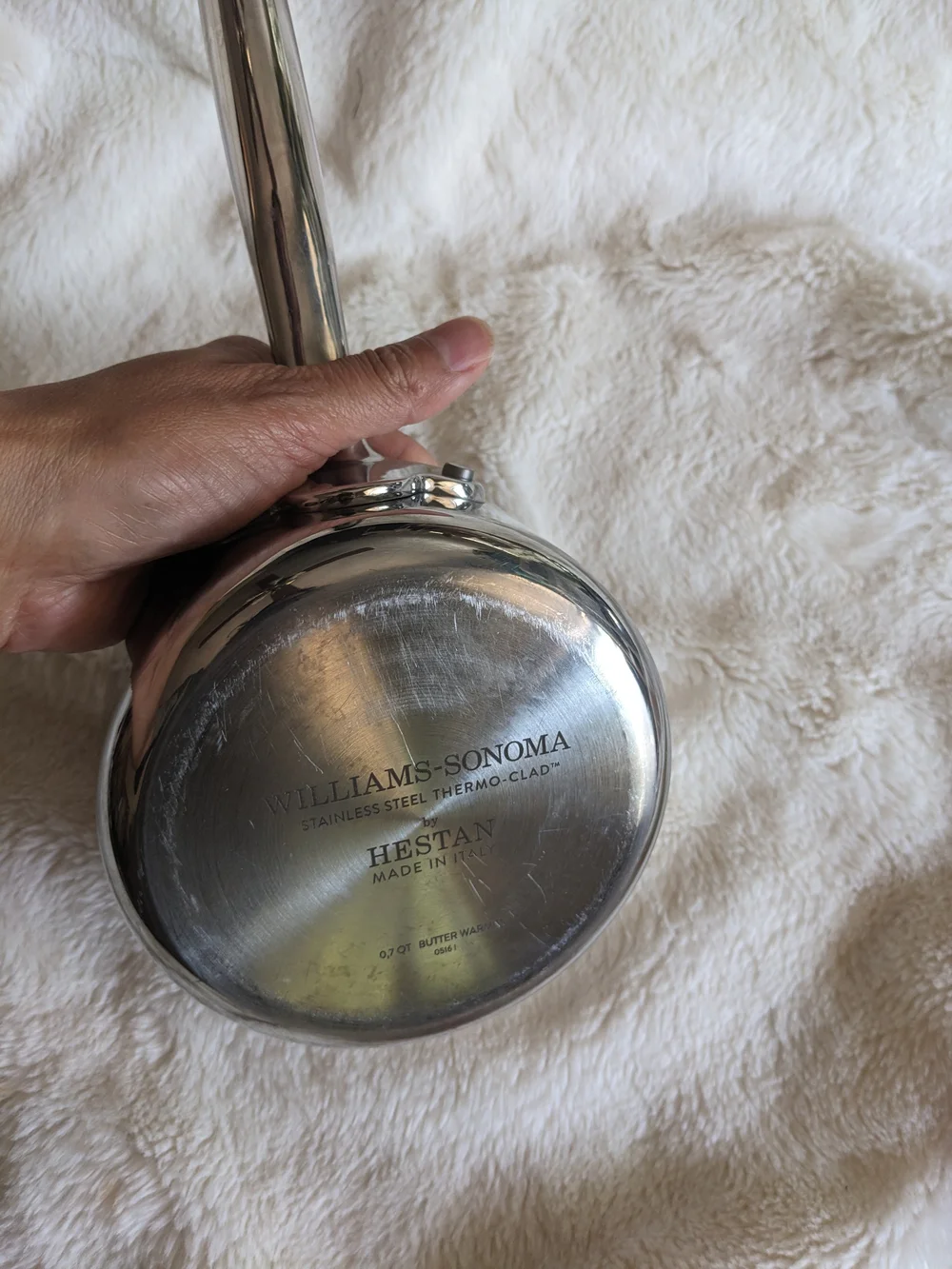 Williams Sonoma Stainless Steel Saucepan - Silver
